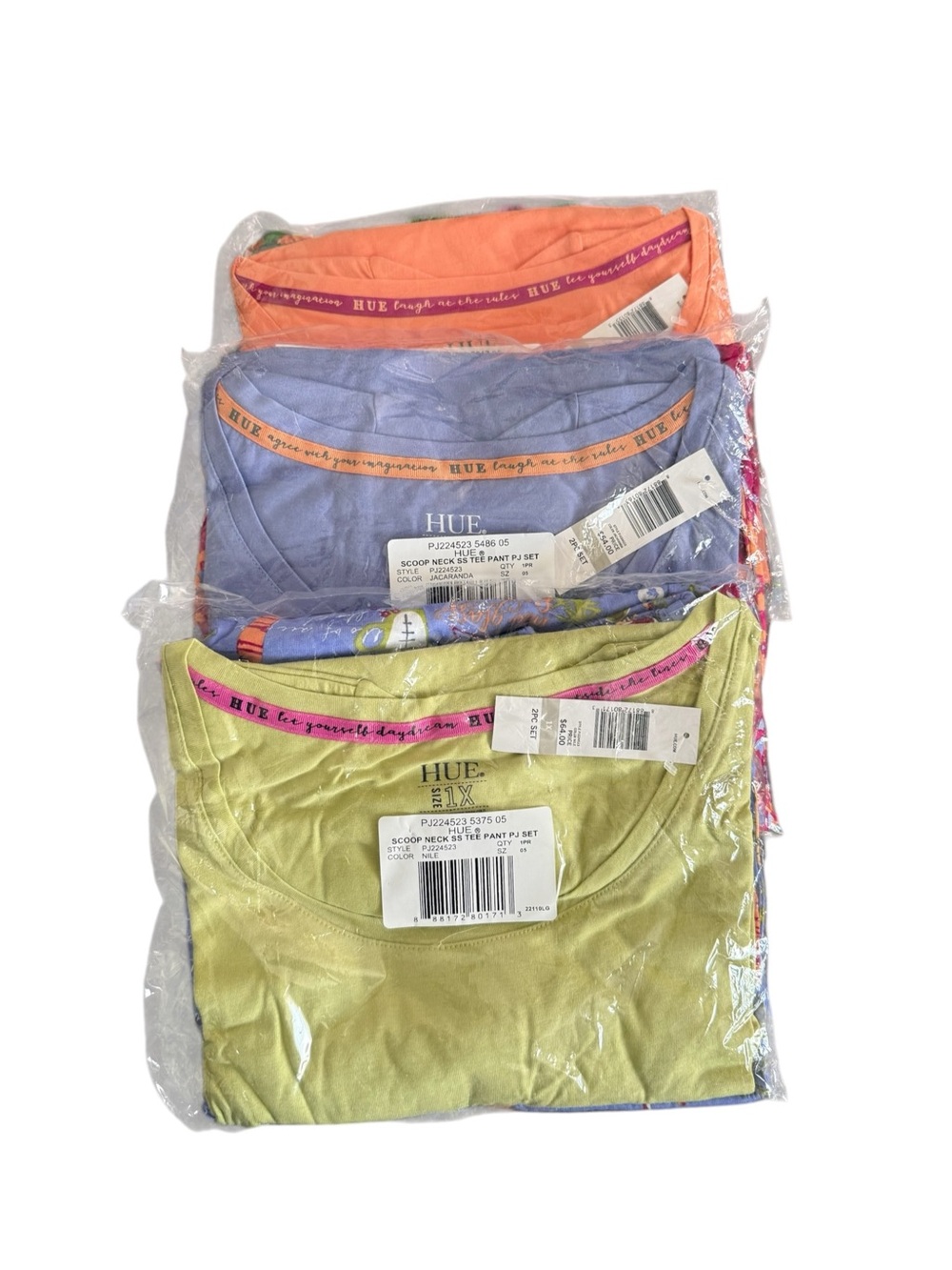 HUE NWT Bundle 3 pairs Short Sleeve Pajama Sets